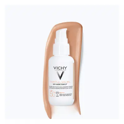 Vichy Capital Soleil UV-Age fluid tónovaný SPF50+ 40 ml