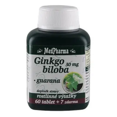 MedPharma Ginkgo biloba 30 mg Guarana 67 tablet