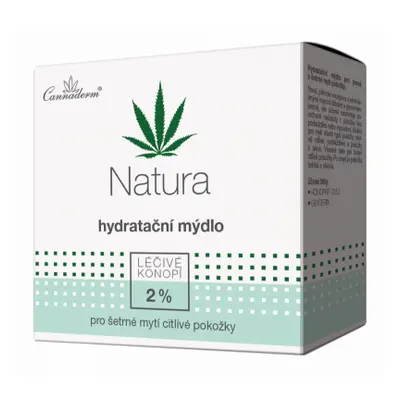 Cannaderm Natura hydratační mýdlo 100g