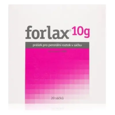 Forlax 10g por.plv.sol.scc.20