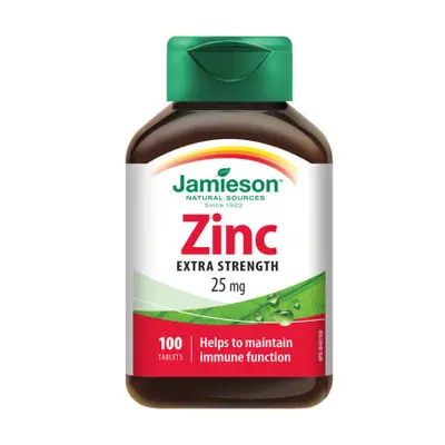 Jamieson Zinek 25 mg 100 tablet