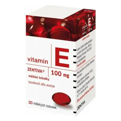 VITAMIN E ZENTIVA POR 100MG CPS MOL 30