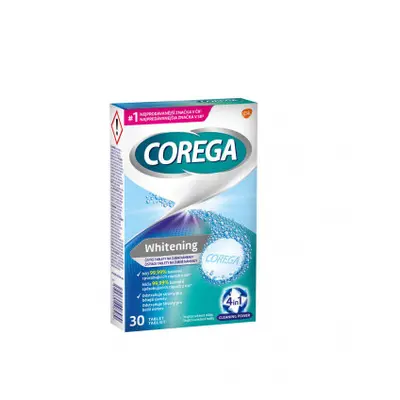 Corega whitening čisticí tablety 30ks