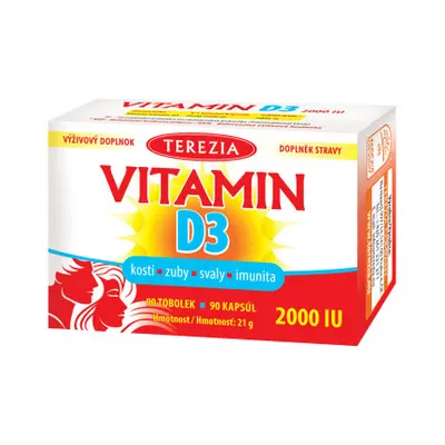 TEREZIA Vitamin D3 2000 IU 90 tobolek