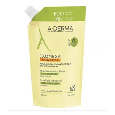 A-Derma Exomega Huile sprchový čistící olej náplň 500 ml