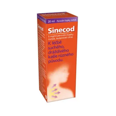 Sinecod 0.5% por.gtt.sol. 1x20ml CZ