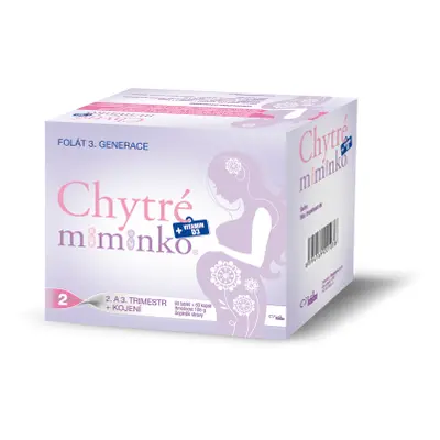 Chytré miminko methylfolát 2 s DHA tbl.60+cps.60