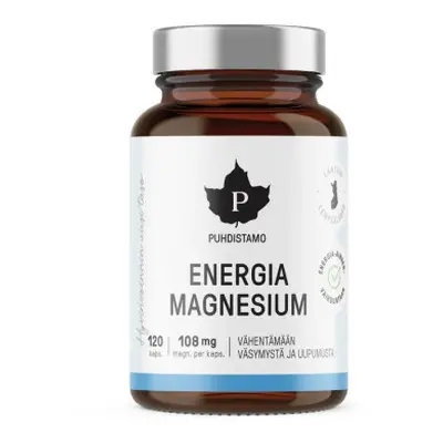 Puhdistamo Energia Magnesium 120 kapslí