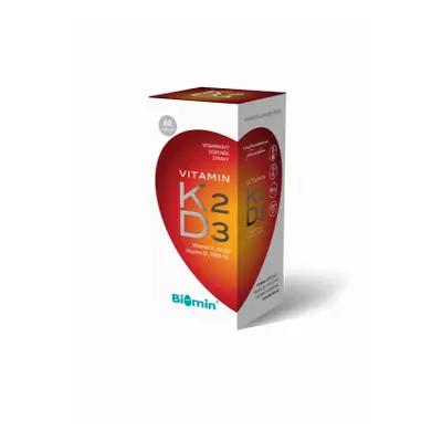 Biomin Vitamin K2 + Vitamin D3 60 kapslí