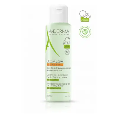 A-DERMA Exomega CONTROL Zvláč.mycí gel 2v1 500ml