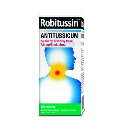 Robitussin Antitussi.suchý kaš.7.5mg/5ml sir.100ml