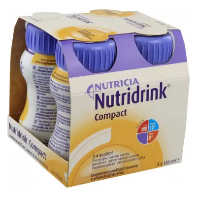 Nutridrink Compact s přích.banán por.sol.4x125ml