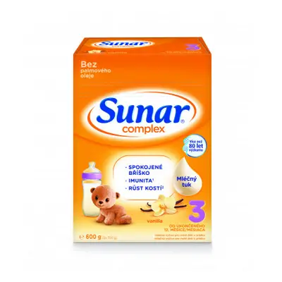 Sunar Complex 3 vanilka 600g - nový