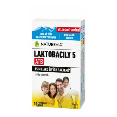 NatureVia Laktobacily 5 ATB cps.10