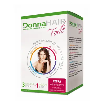 DonnaHAIR FORTE 4měsíční kúra tob.90+30 zdarma