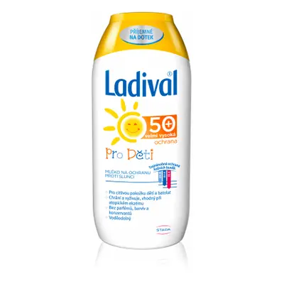 Ladival mléko na opalování pro děti SPF50 200 ml