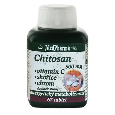 MedPharma Chitosan 500mg+vit.C+chrom tbl.67