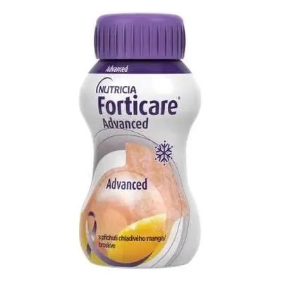 Forticare Advanced s příchutí chladivého manga/broskve por.sol. 4 x 125 ml