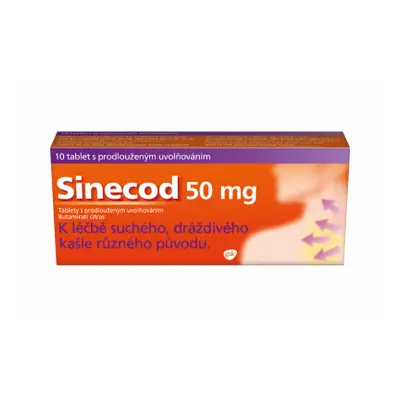 Sinecod 50 mg por.tbl.pro.10