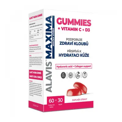 ALAVIS MAXIMA GUMMIES žvýk.tbl.60 + cps.30 vit. C