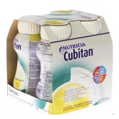 Cubitan s př. vanilkovou por.sol. 4x200ml