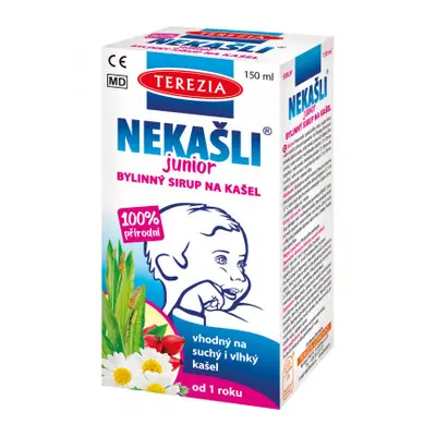 Terezia NEKAŠLI Junior 100% přírodní bylinný sirup na kašel 150 ml