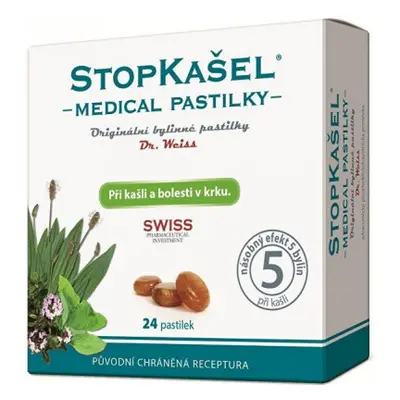 STOPKAŠEL Medical pastilky Dr. Weiss 24 pastilek