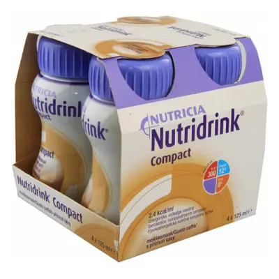 Nutridrink Compact s příchutí kávy por.sol. 4 x 125 ml