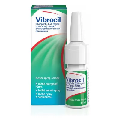 Vibrocil 2.5mg/ml+0.25mg/ml nas.spr.sol.1x15ml