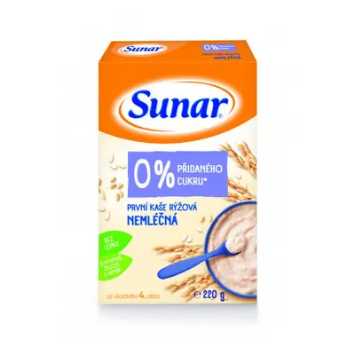 Sunar První kaše rýžová nemléčná 220 g