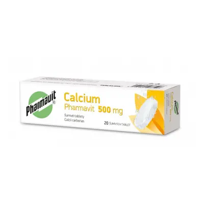 Calcium 500mg Pharmavit por.tbl.eff.20x500mg