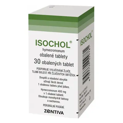 ISOCHOL POR 400MG TBL OBD 30