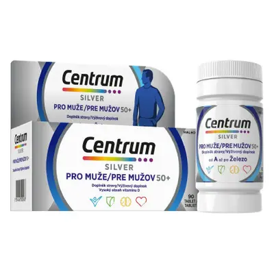 Centrum Silver pro muže 50+ 90 tablet