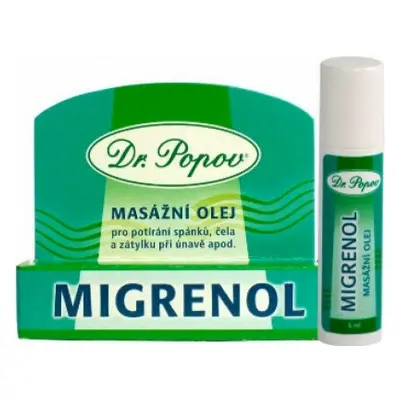 Dr. Popov Migrenol masážní olej roll-on 6 ml