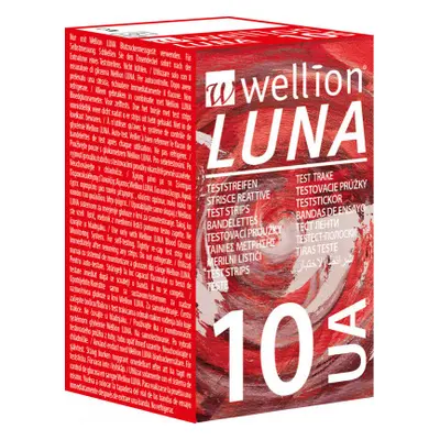 Wellion Luna testovací proužky kyseli. močová 10 ks