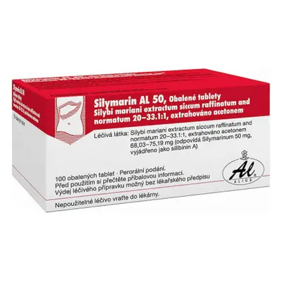 Silymarin AL 50 50 mg.tbl.obd.100