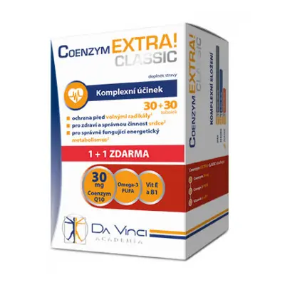 DaVinci Coenzym Extra Classic 30 mg 60 tablet