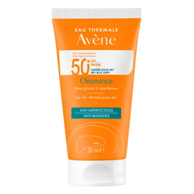 Avène Cleanance Solaire sluneční ochrana pleti se sklonem k akné SPF50+ 50 ml