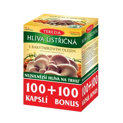 Terezia Company Hlíva ústřičná s rakytníkovým olejem 100+100 kapslí