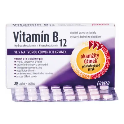 Favea Vitamín B12 30 tablet