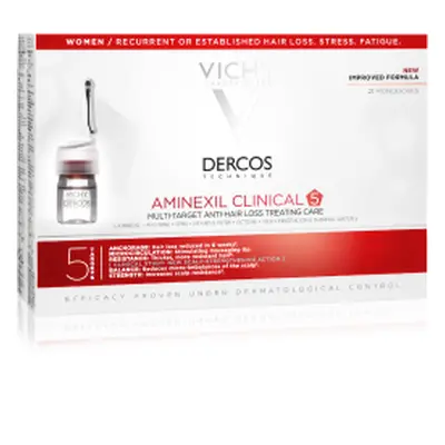 Vichy Dercos Animexil Clinical 5 cílená péče proti vypadávání vlasů pro ženy Mult-Targed Anti-Ha