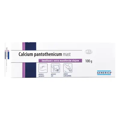 Generica Calcium pantothenicum mast Emollient s Extra mandlovým olejem 100 g