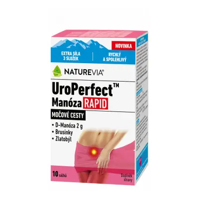 NatureVia UroPerfect Manóza Rapid 10 sáčků