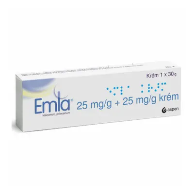 Emla 25mg/g+25mg/g crm 1x30g