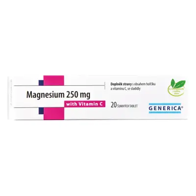 Magnesium 250mg tbl.eff.20 s vitam.C Generica