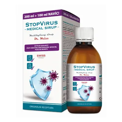 STOPVIRUS Medical sirup Dr. Weiss 200+100ml NAVÍC