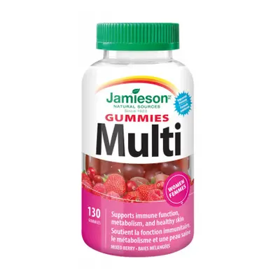 Jamieson Multi Gummies želat.past.pro ženy 130 ks