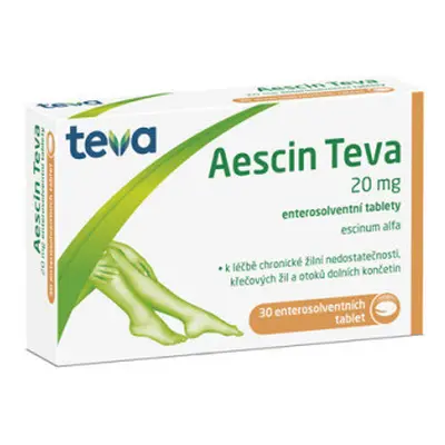 Aescin-Teva por.tbl.ent. 30 x 20 mg