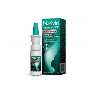 Nasivin Sensitive Pro Kojence 0,1mg/ml nas.gtt.sol. 1 x 5 ml