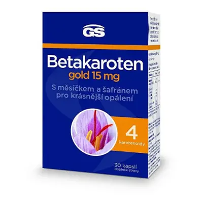 GS Betakaroten gold 15mg 30 kapslí